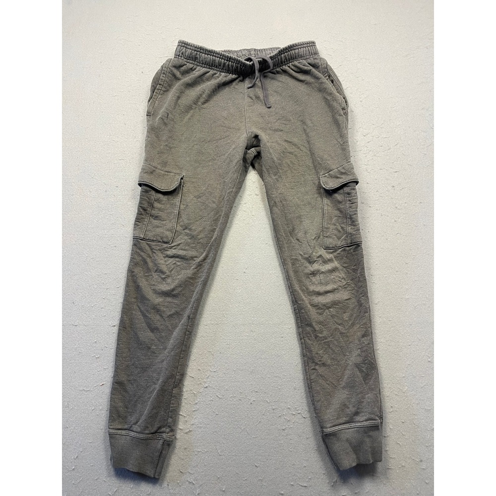 Champion Cargo Sweatpants Fleece Gray Medium Mens